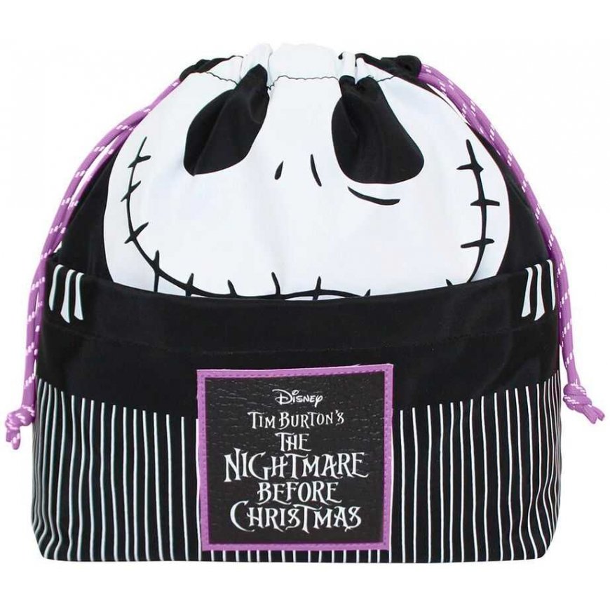 Reisiaksessuaaride kott The Nightmare Before Christmas Must 100 % Nailon 16,5 x 25 x 7 cm