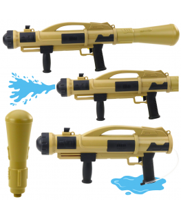 Lean Toys Large Water Gun with Pump 73 cm, 1100 ml
