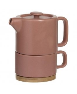 Secret De Gourmet Arbatinukas ar NATURAL krūzi, 800 ml, terakotas krāsā