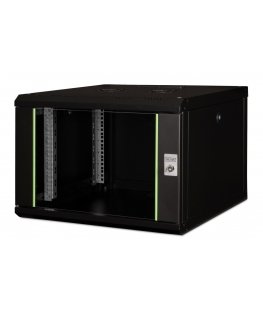 Digitus DN-19 07U-6/6-SW statnis 7U Pie sienas stiprināms statīvs Melns