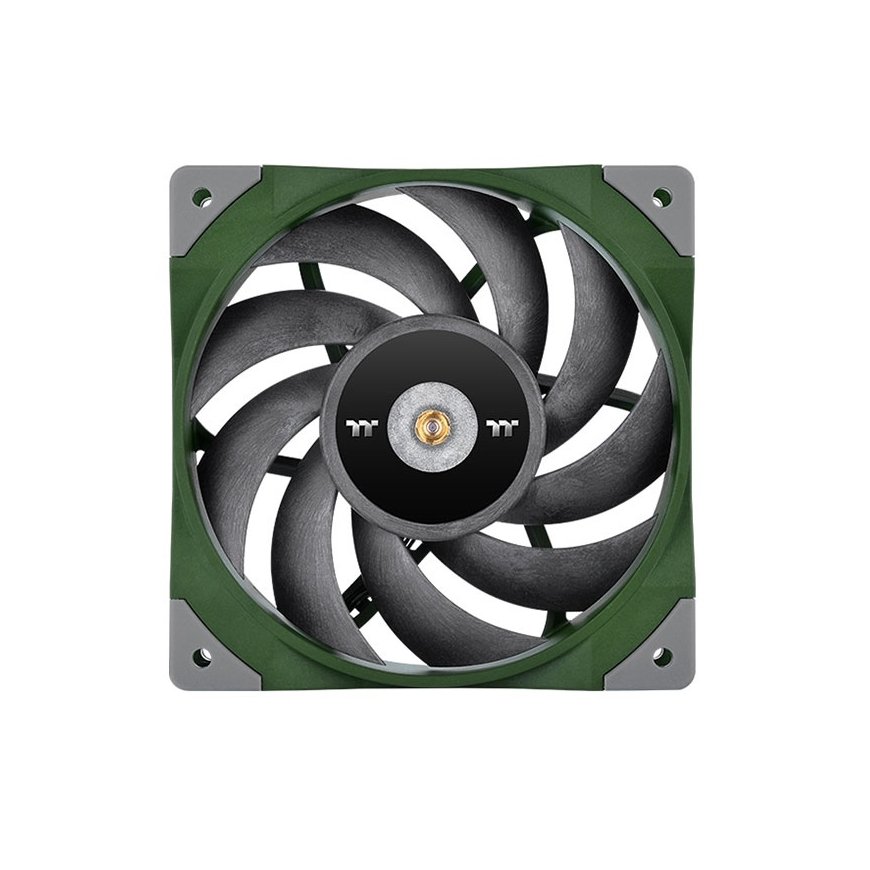 Thermaltake Toughfan 12 Racing Green High Static Pressure Radiator Fan Universāls Ventilators 12 cm