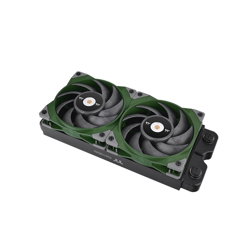 Thermaltake Toughfan 12 Racing Green High Static Pressure Radiator Fan Universāls Ventilators 12 cm – 4
