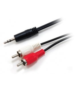 Equip 14709207 аудио кабель 2,5 m 3,5 мм 2 x RCA Черный