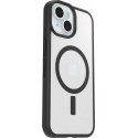 OtterBox React MagSafe iPhone 16e/15/14/13 vāciņš - caurspīdīgs/melns OtterBox React MagSafe iPhone 16e/15/14/13 vāciņš - caurspīdīgs/melns