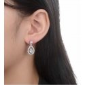 Moiss Blizgantys silver earrings with cubic zirconia E0003086 Moiss Blizgantys silver earrings with cubic zirconia E0003086