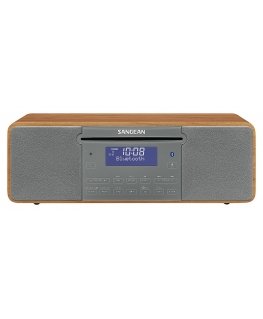 Sangean DDR-47BT portatīva stereo sistēma Digitāls 14 W DAB+, FM Pelēks, Riekstkoks MP3 atskaņošana