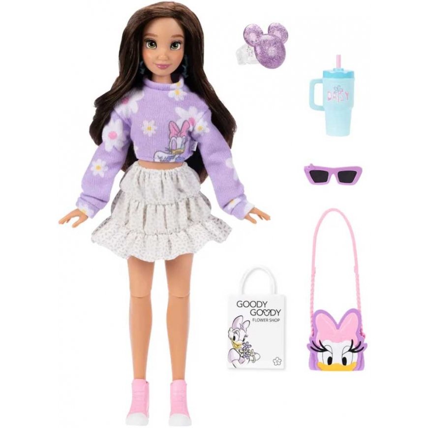 Disney ILY 4ever -lelu, jossa on Daisy Duck -teema ja lisävarustesetti, 30 cm – 2