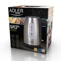 Adler AD 1273 elektrinis virdulys 1 L 1200 W Juoda, Riešutas, Nerūdijančiojo plieno Adler AD 1273 elektrinis virdulys 1 L 1200 W Juoda, Riešutas, Nerūdijančiojo plieno