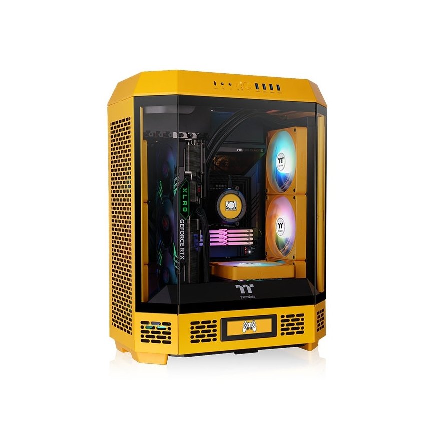 Thermaltake Tower 600 Midi Tower Dzeltens – 2