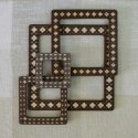 BOBKOVA ANNA FOP, reg. Nr. 2917408480 Ring with magnets 14x14 cm (Wenge) PM-019-1414W