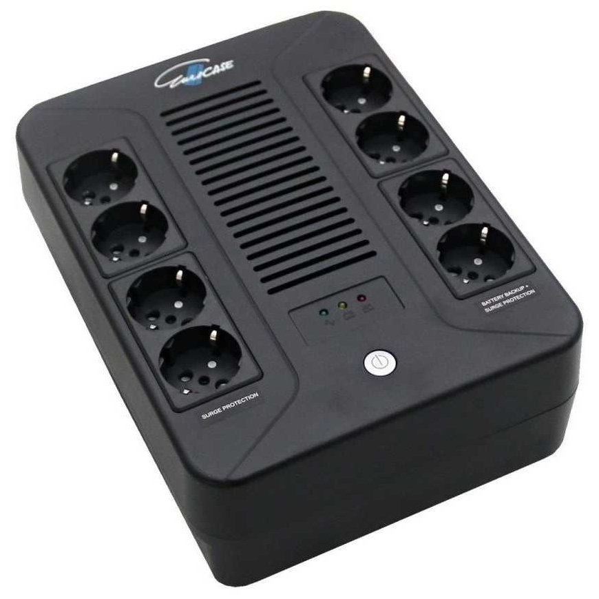 Eurocase EA200PLUS EVO 800VA, interactive line, 8x socket
