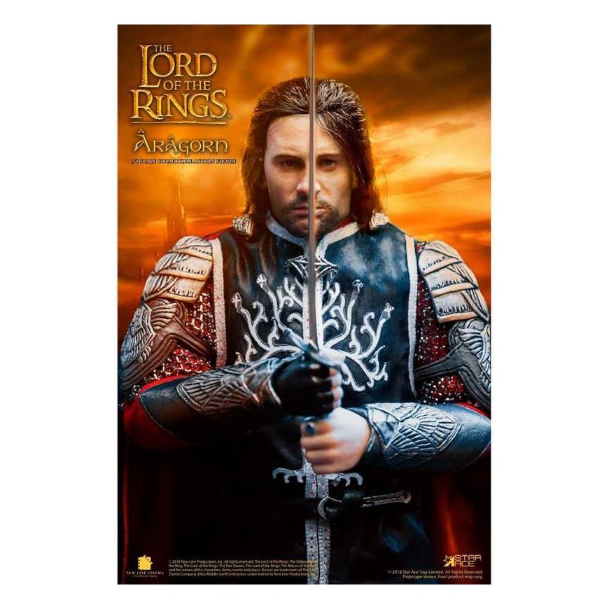 Star Ace Žiedų valdovas Aragorn Real Master figūra 23cm – 4