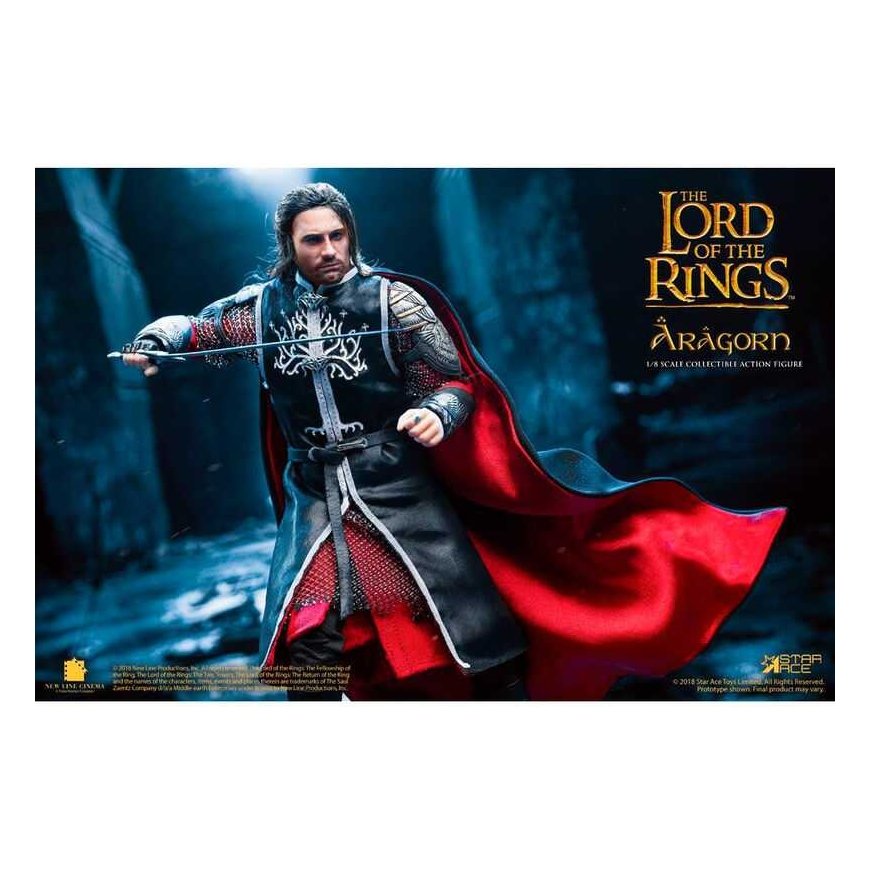 Star Ace Taru sormusten herrasta Aragorn Real Master -figuuri 23 cm – 5