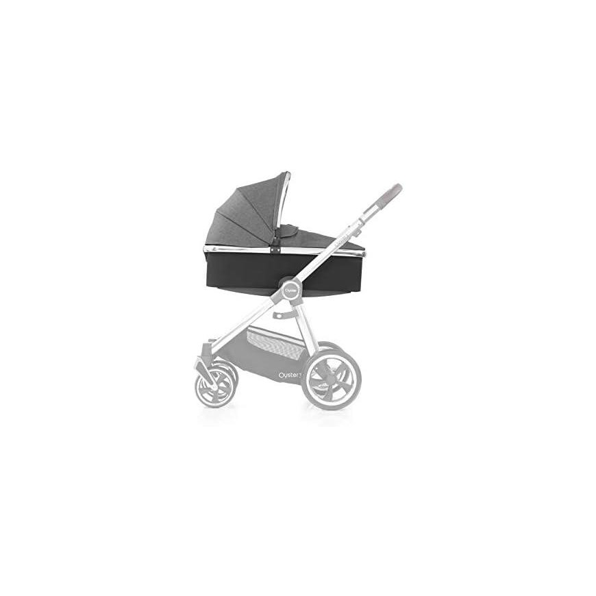 Babystyle Baby Style Oyster 3 - ratiņu grozs | pelēkā krāsā ar sudraba detaļām – 3