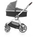 Babystyle Baby Style Oyster 3 - stroller carrycot | gray color with silver details Babystyle Baby Style Oyster 3 - stroller carrycot | gray color with silver details