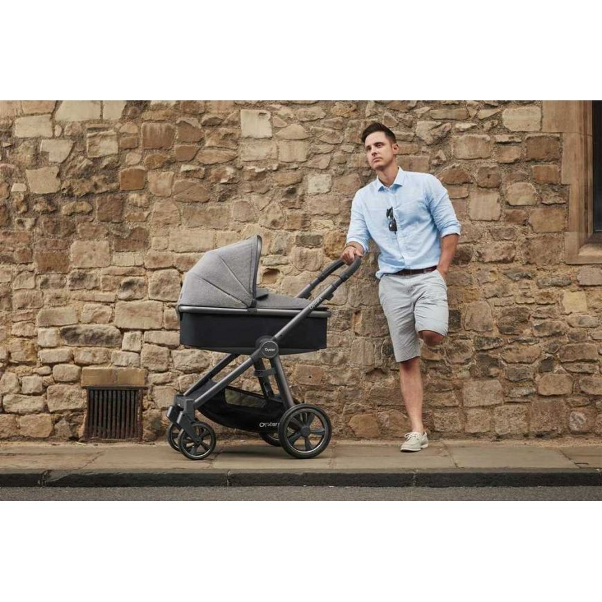 Babystyle Baby Style Oyster 3 - stroller carrycot | gray color with silver details – 5