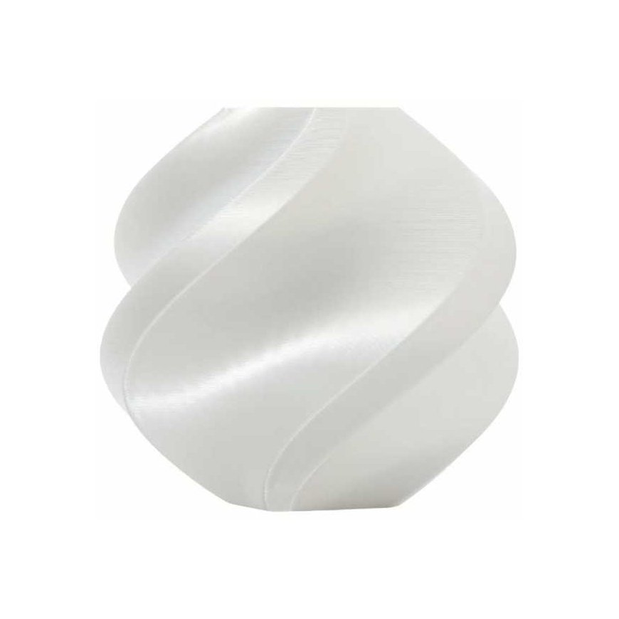 BambuLab Bambu Lab PLA Silk+ Filament 1.75mm 1kg – rinkinyje su daugkartine rite – Balta