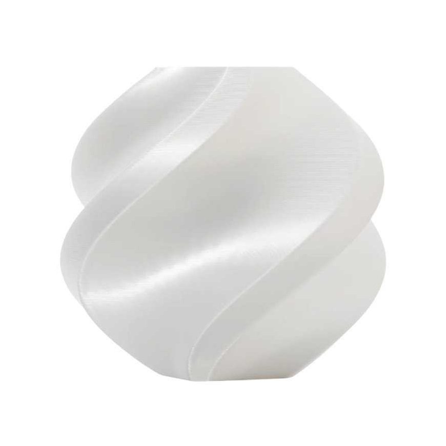 BambuLab Bambu Lab PLA Silk+ -lanka 1,75 mm 1 kg – rullassa, jossa on monikäyttöinen kela – Valkoinen – 2