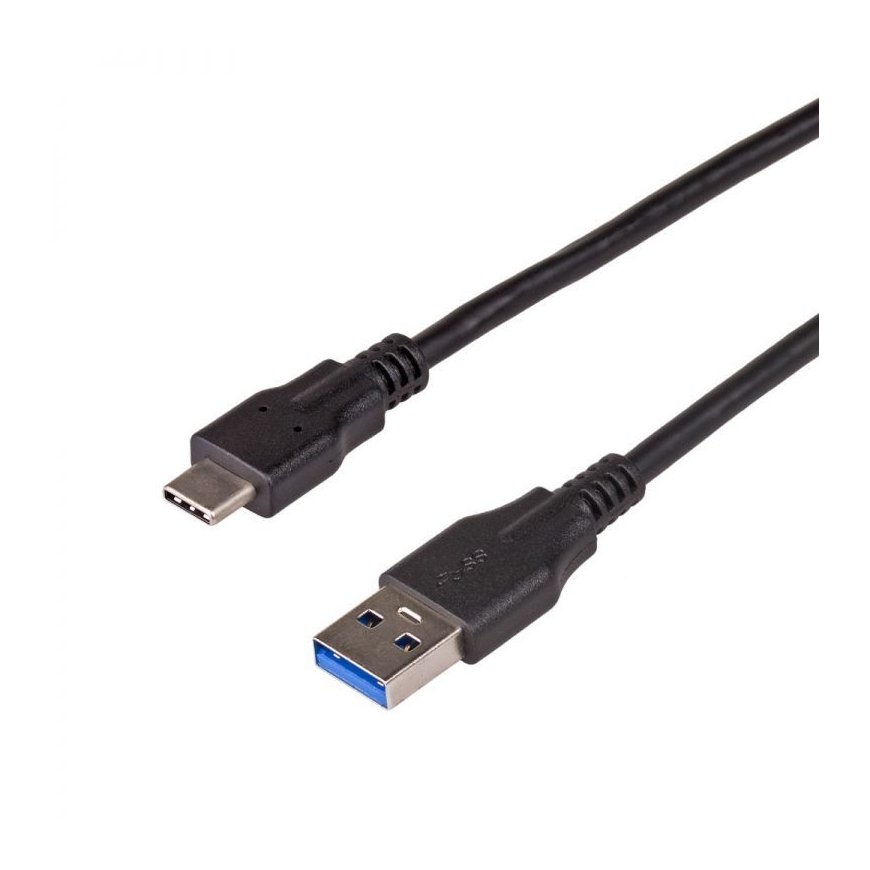 C-TECH USB 4.0 kabelis, Type-C (CM/CM), PD 100W, 40Gbps, 1m, juodas