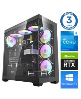 INTOP i5-14400F 64GB DDR5 1TB SSD M.2 NVME+2TB RTX5070Ti 16GB WIN11Pro