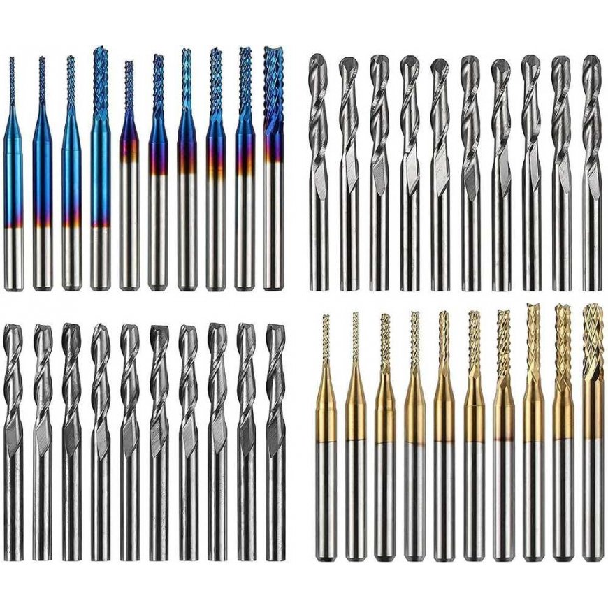 TwoTrees CNC end mill - 40 pcs