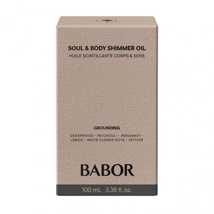 Grounding Soul & Body Shimmer Oil - Sparkling body oil.