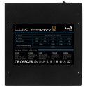 Aerocool LUX 550W toiteallika komponent 20+4 pin ATX ATX Must Aerocool LUX 550W toiteallika komponent 20+4 pin ATX ATX Must