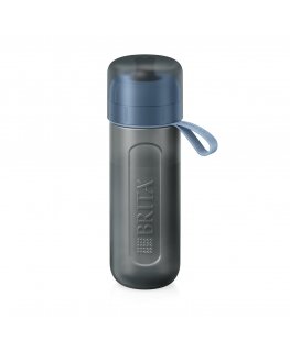 Brita 1052248 vandens filtras Vandens filtravimo butelis 0,6 L Mėlyna, Pilka
