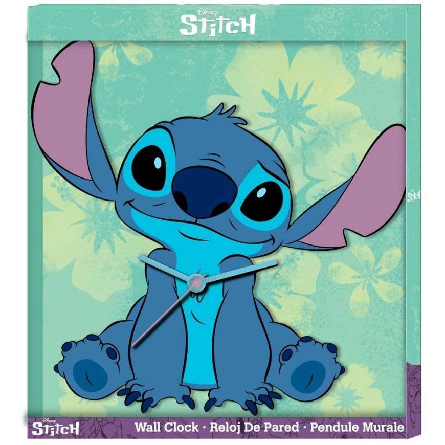 Kids Euroswan - Lisenssituotteet Kids Euroswan - Lisenssituotteet Seinäkello XL | Lilo & Stitch – 2