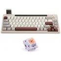 Epomaker RT65 Keyboard (White/Grey) - Wisteria Linear Switches Epomaker RT65 Keyboard (White/Grey) - Wisteria Linear Switches
