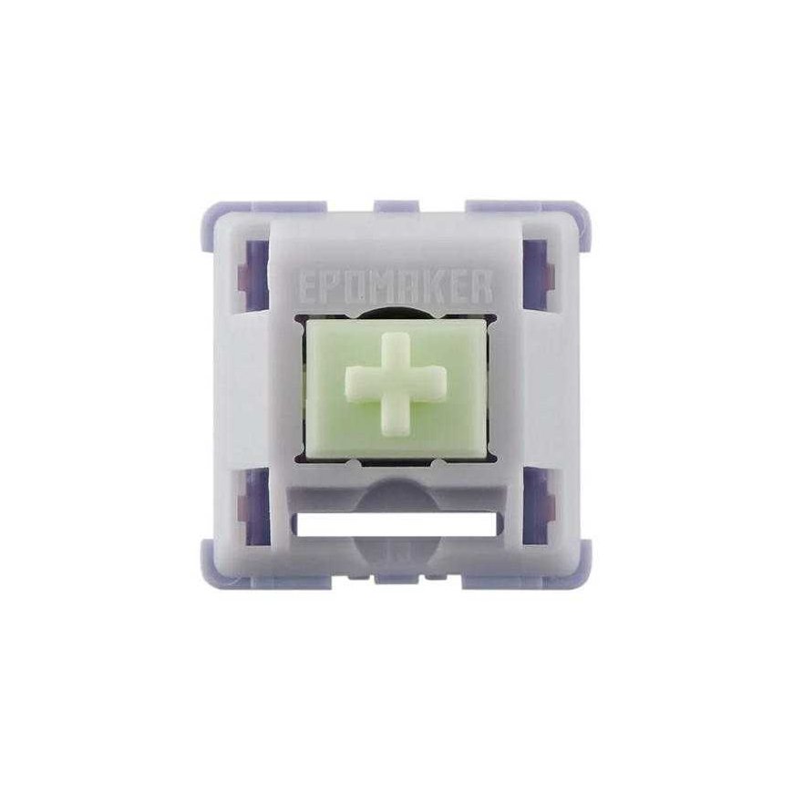 Epomaker RT65 Keyboard (White/Grey) - Wisteria Linear Switches – 5