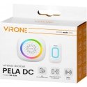 Orno PELA DC, bevielis baterijos durų skambutis, mokymosi sistema, 60 garsų, RGB LED, 300 m, balta Orno PELA DC, bevielis baterijos durų skambutis, mokymosi sistema, 60 garsų, RGB LED, 300 m, balta