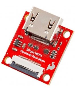 HSTX 22 kontaktin DVI-adapteri, joka on suunniteltu Raspberry Pi 5:lle / IoT RedBoard RP2350 – SparkFun BOB-28468