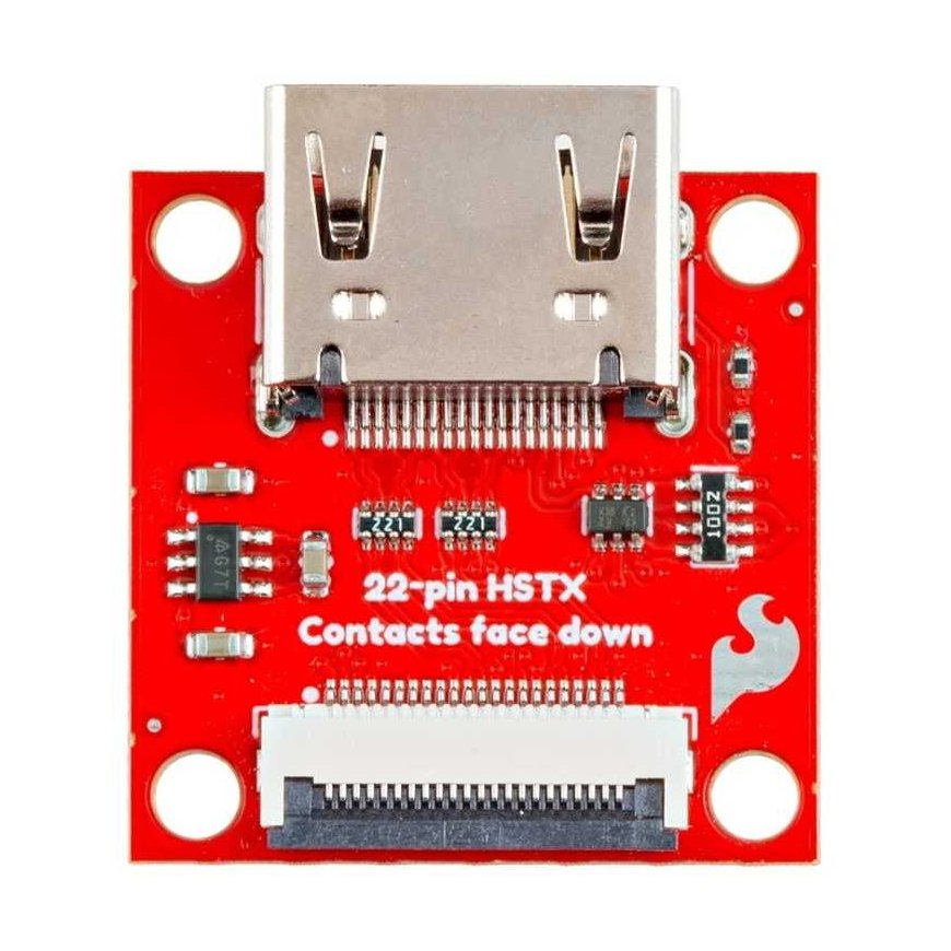 HSTX 22 контактный DVI адаптер, предназначенный для Raspberry Pi 5 / IoT RedBoard RP2350 – SparkFun BOB-28468 – 3