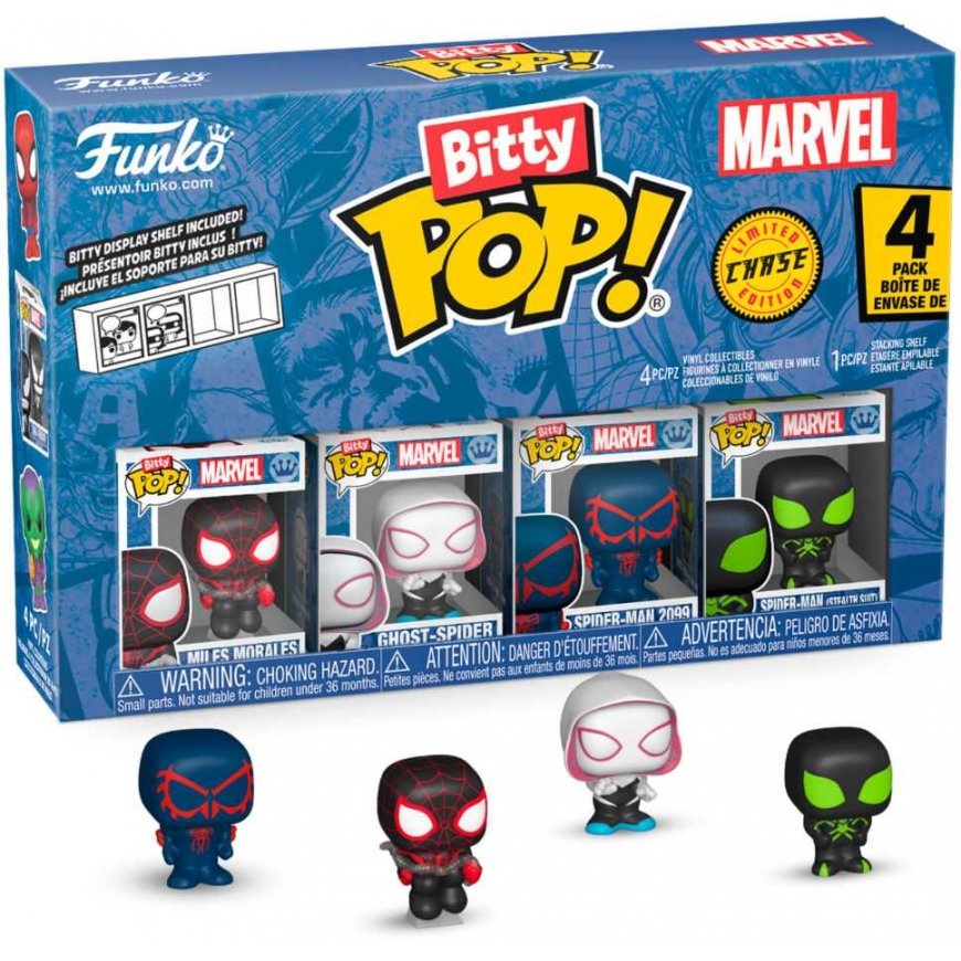 Funko Blister 4 figūras Bitty POP Marvel Spider-Man Miles Morales – 2