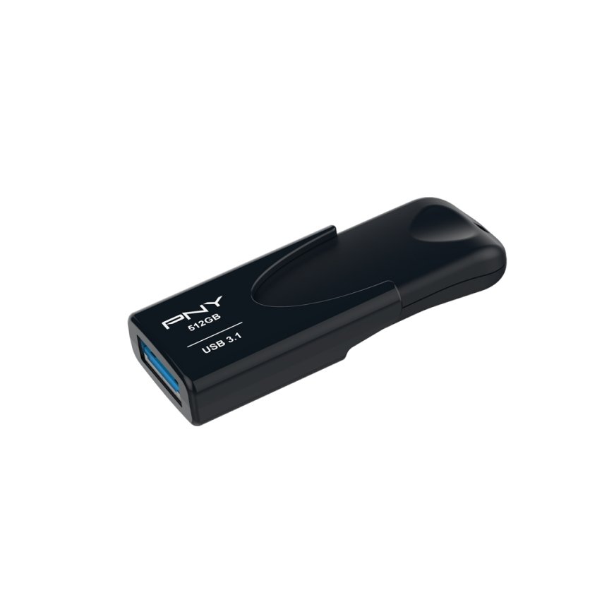 PNY Attache 4 USB флеш накопитель 512 GB USB тип-A 3.2 Gen 1 (3.1 Gen 1) Черный
