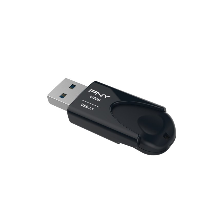 PNY Attache 4 USB zibatmiņa 512 GB USB Type-A 3.2 Gen 1 (3.1 Gen 1) Melns – 3