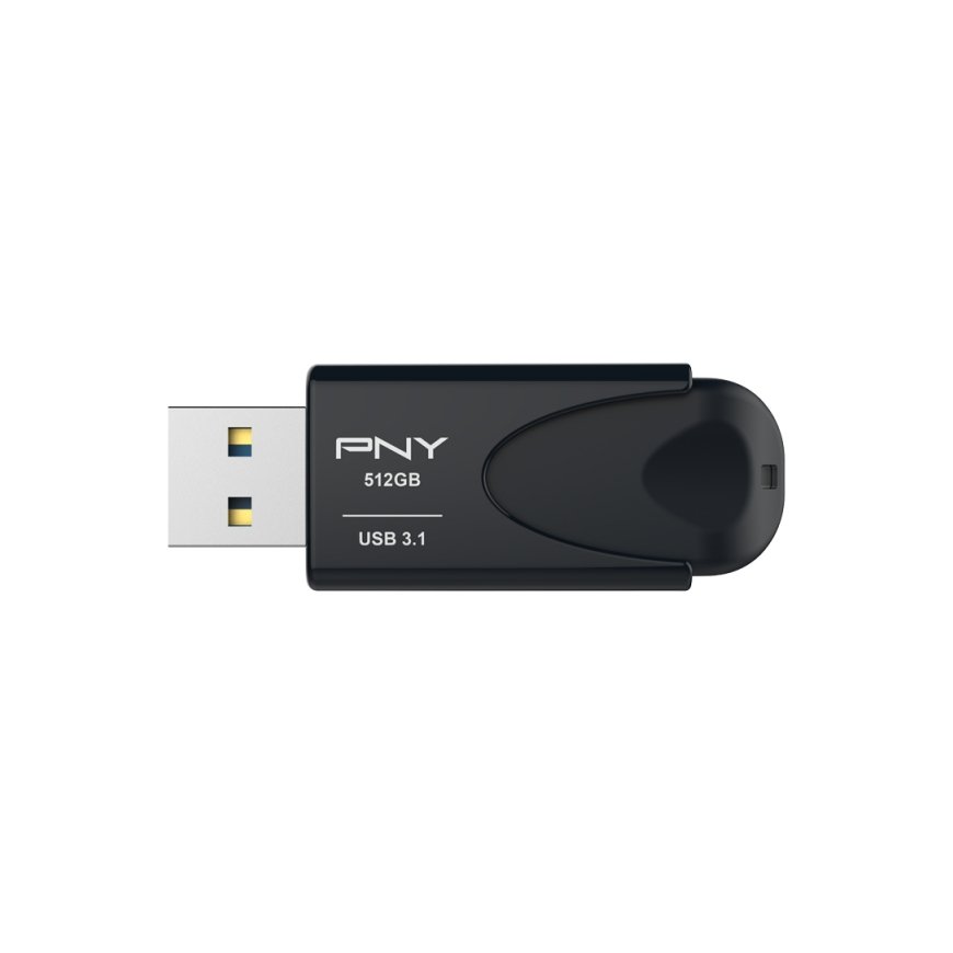 PNY Attache 4 USB-välkmälu 512 GB USB tüüp A 3.2 Gen 1 (3.1 Gen 1) Must – 4