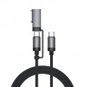4smarts ComboCord USB-kaapeli 2 m USB C USB C/MagSafe 3 musta, Harmaa 4smarts ComboCord USB-kaapeli 2 m USB C USB C/MagSafe 3 musta, Harmaa