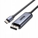Unitek 8K USB-C į DisplayPort 1,5 m dvikryptis kabelis Unitek 8K USB-C į DisplayPort 1,5 m dvikryptis kabelis