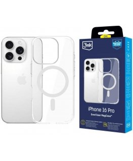3MK EverClear MagCase -kuori Apple iPhone 16 Pro:lle
