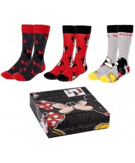 CERDÁ Disney Minnie 3 pieaugušo zeķu komplekts