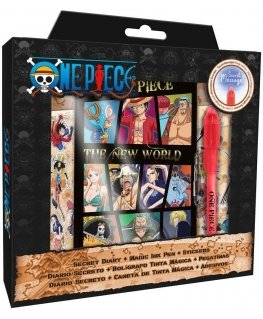 Kids Licensing One Piece Diary + magic pen