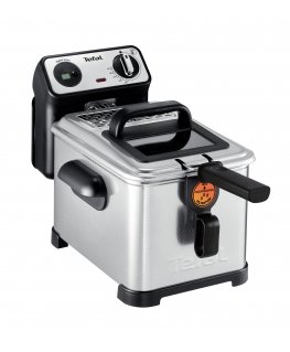 Tefal Filtra Pro FR5111 Single Stand-alone 2400 W Deep fryer Black, Stainless steel