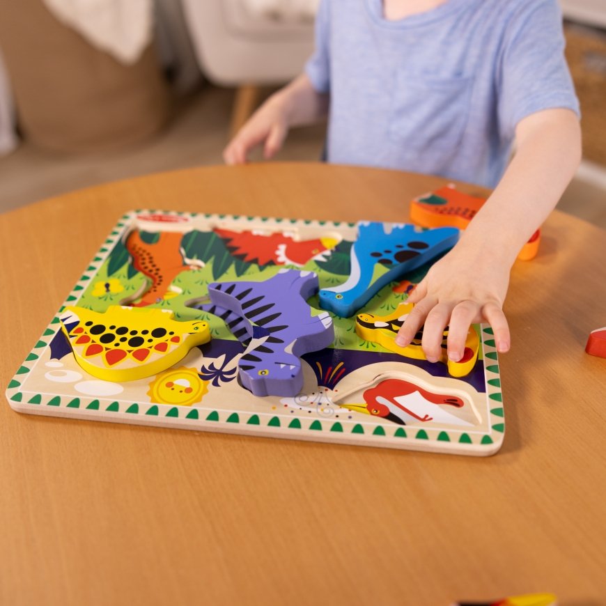 MELISSA & DOUG Dinosaurs Chunky Puzzle – 4