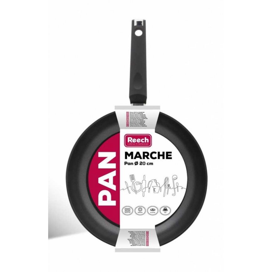 Lamart Aluminum Frying Pan with Non-Stick Coating LP1001 MARCHE 20cm Black – 4