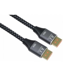 PREMIUMCORD DisplayPort 2.1 Cable, 16K@60Hz, 8K@120Hz, 1m