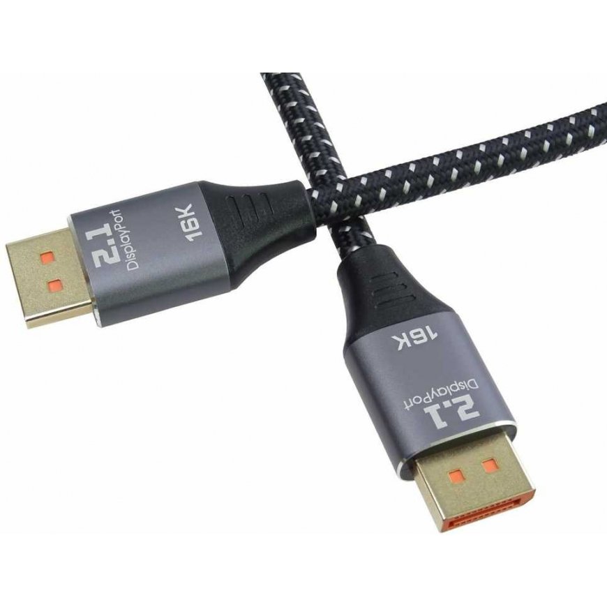 PREMIUMCORD DisplayPort 2.1 kabelis, 16K@60Hz, 8K@120Hz, 1m – 4
