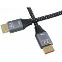Кабель PREMIUMCORD DisplayPort 2.1, 16K@60Hz, 8K@120Hz, 1м Кабель PREMIUMCORD DisplayPort 2.1, 16K@60Hz, 8K@120Hz, 1м