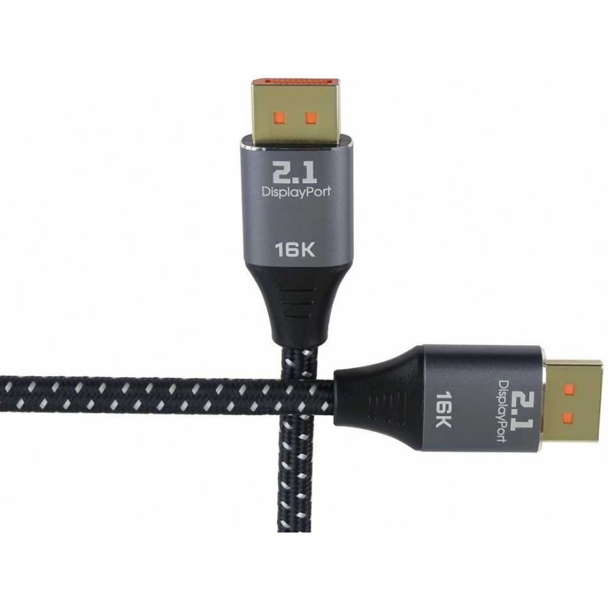 Кабель PREMIUMCORD DisplayPort 2.1, 16K@60Hz, 8K@120Hz, 1м – 5
